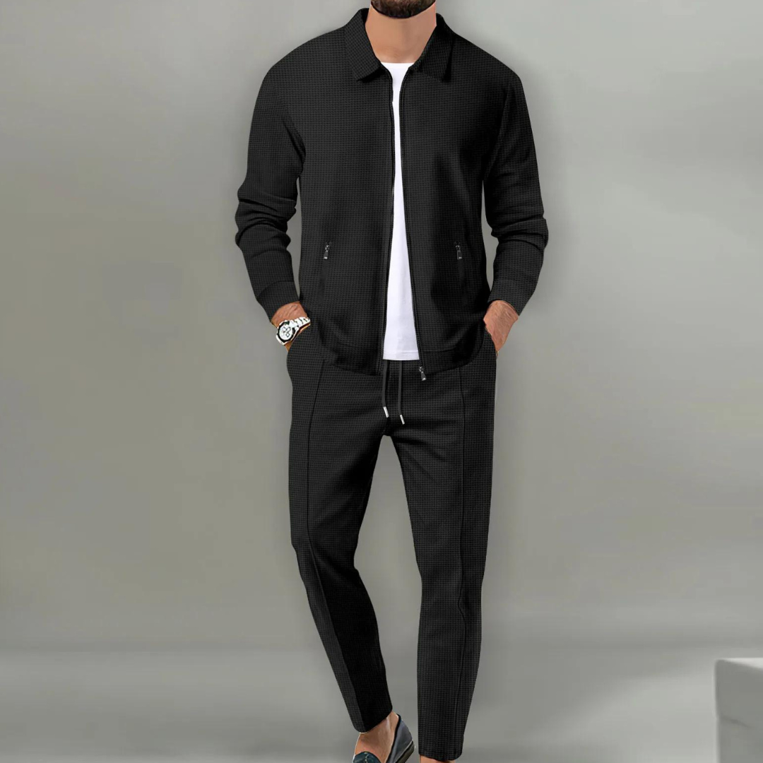 Albert | Men's Zip-Up Jacket Tracksuit with Drawstring Pants