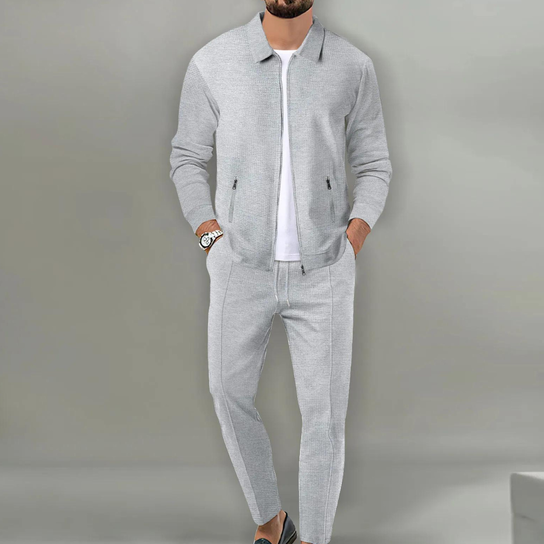 Albert | Men's Zip-Up Jacket Tracksuit with Drawstring Pants