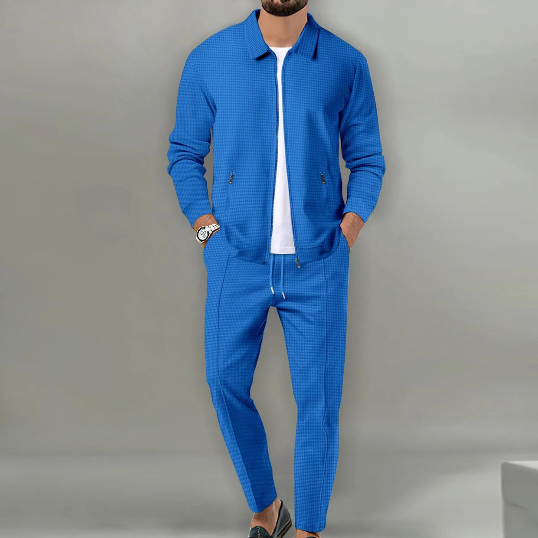 Albert | Men's Zip-Up Jacket Tracksuit with Drawstring Pants