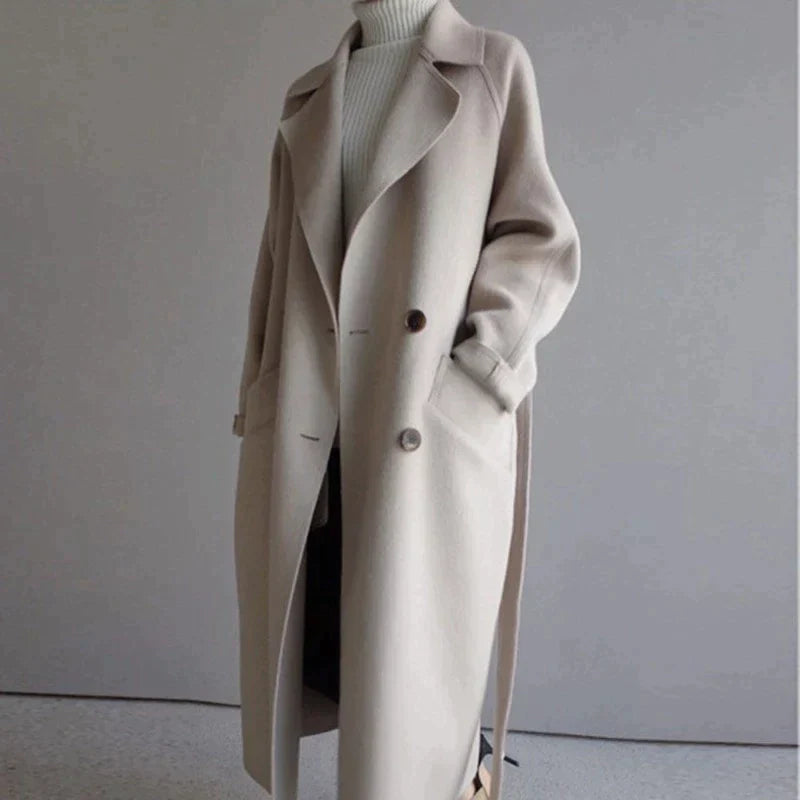 Penelope Longline Wool Coat