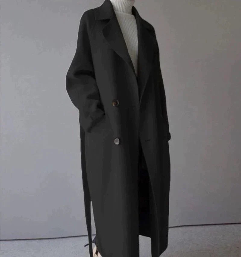 Penelope Longline Wool Coat