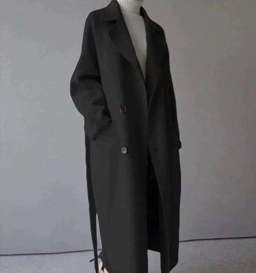 Penelope Longline Wool Coat