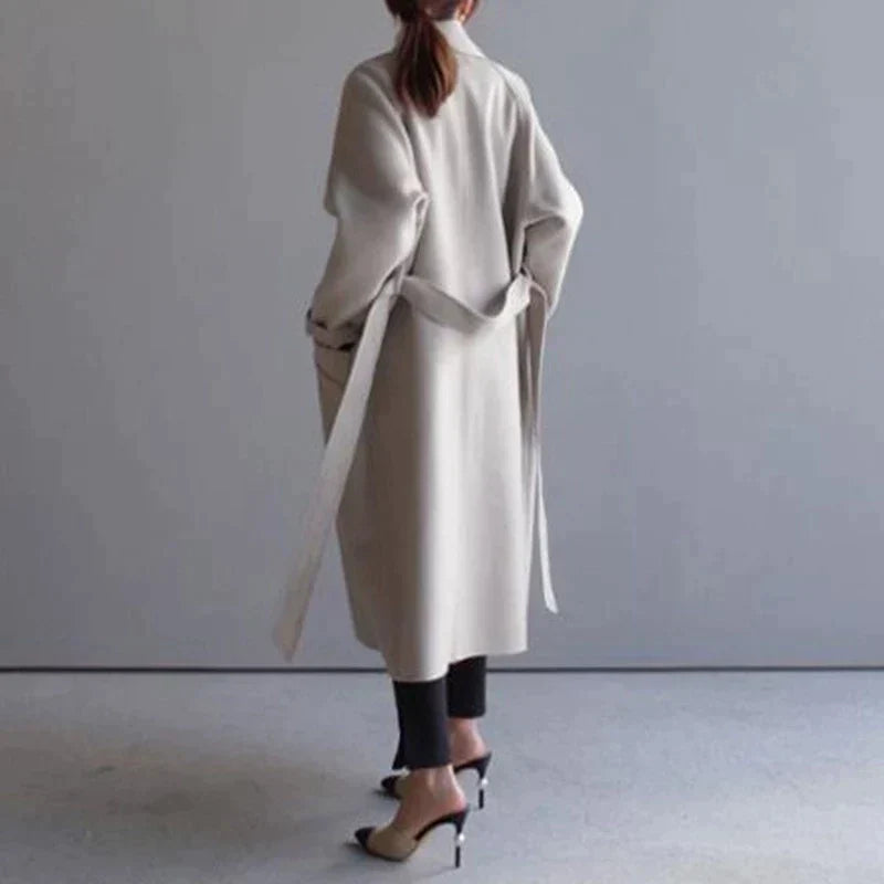 Penelope Longline Wool Coat