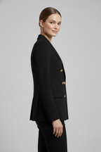 Aurelie | Women's Double-Breasted Tailored Blazer with Notched Lapel
