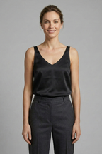 Aubrey | Women's V-Neck Tank Top with Straight Hem