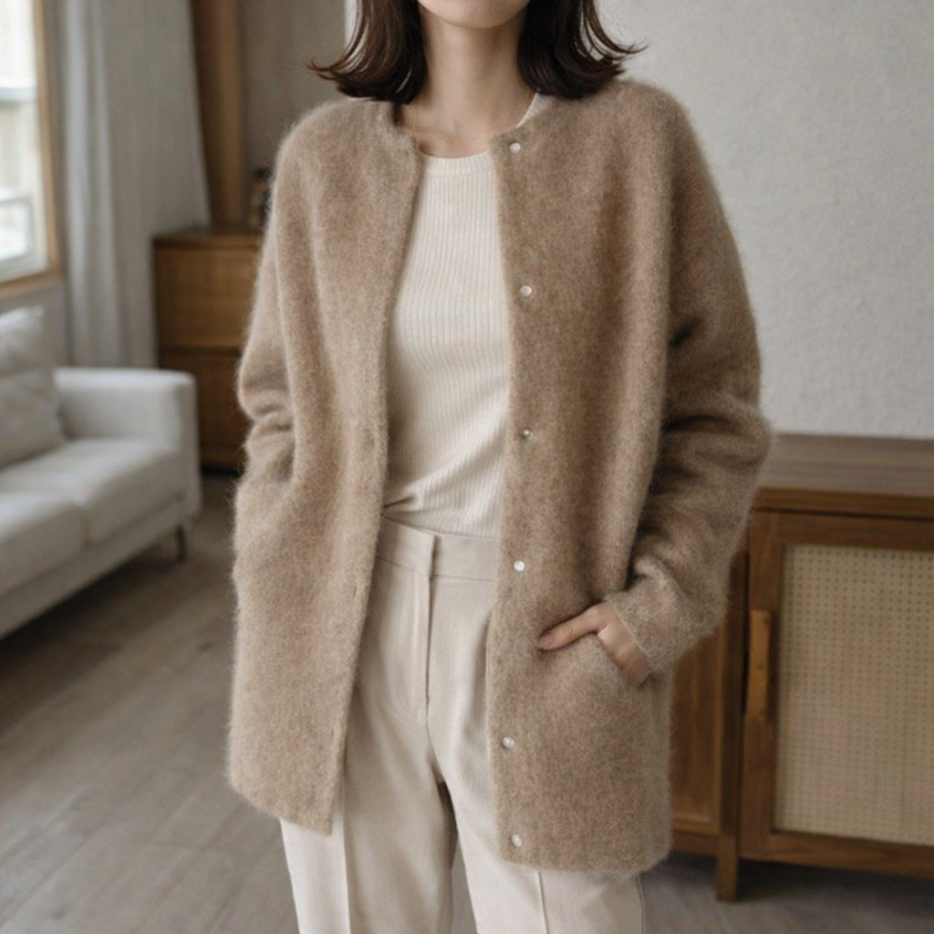 Vera | Women's Button Front Knit Cardigan Layered Style