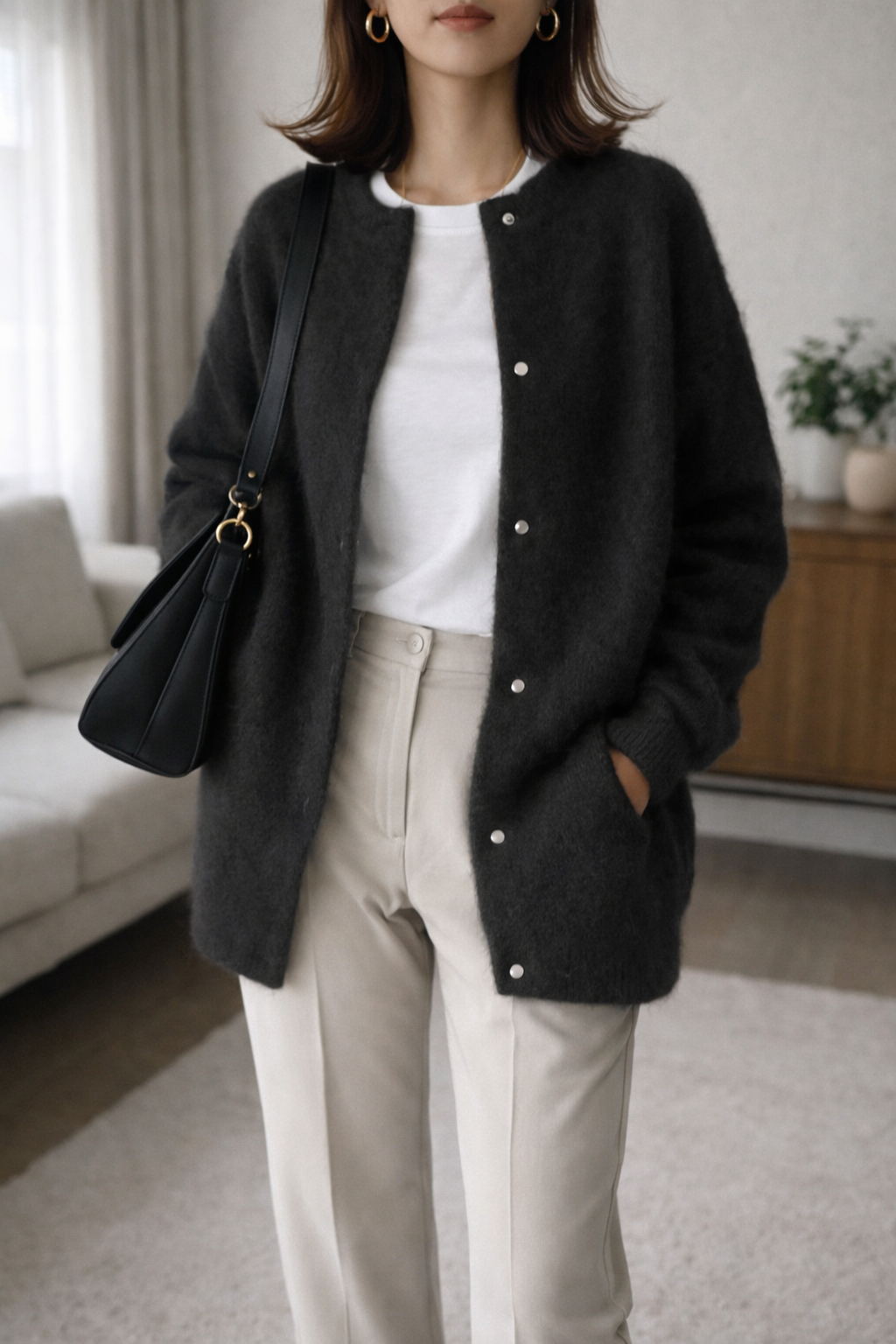 Vera | Women's Button Front Knit Cardigan Layered Style