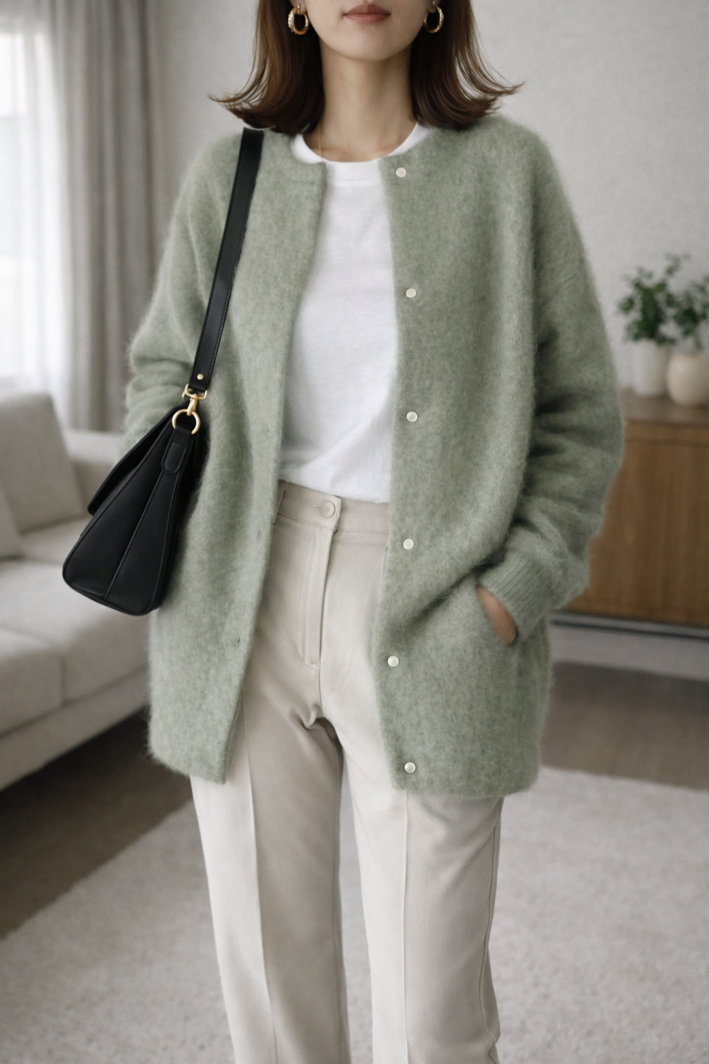 Vera | Women's Button Front Knit Cardigan Layered Style