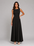 Dirkje | Women's Ruched Sleeveless A-Line Dress