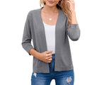 Wren | Women's Cropped Cardigan Open Front Relaxed