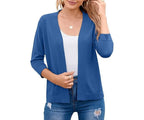 Wren | Women's Cropped Cardigan Open Front Relaxed