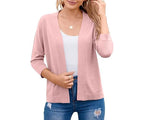 Wren | Women's Cropped Cardigan Open Front Relaxed