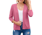 Wren | Women's Cropped Cardigan Open Front Relaxed