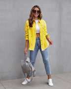 Antonia | Women's Relaxed Button-Front Jacket with Collar