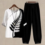 Tineke | Women's Relaxed Two-Piece Knit Top and Pants Lounge Set