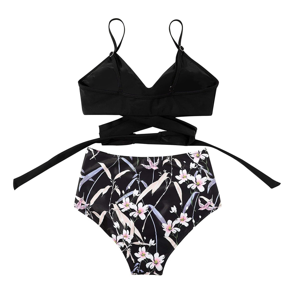 Harper | Women's High-Waisted Bikini with Colourful Print