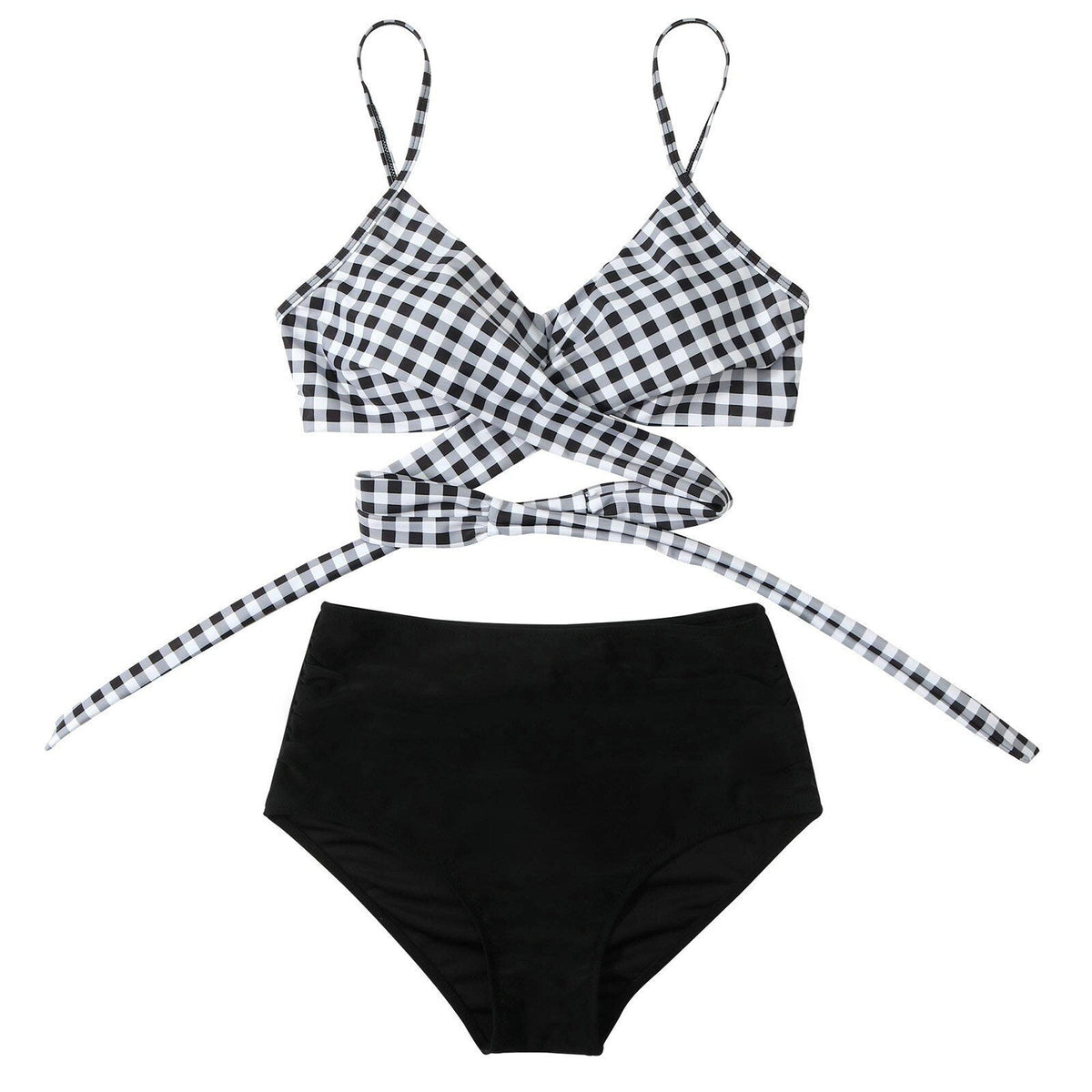 Harper | Women's High-Waisted Bikini with Colourful Print