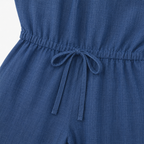 Laura | Women's Halter Wide-Leg Drawstring Jumpsuit