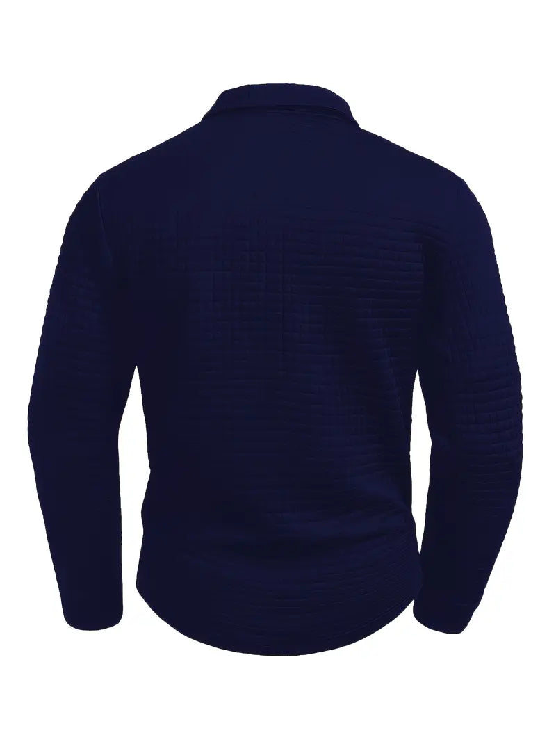 Cole | Men's Quilted Casual Sweater with Relaxed Fit