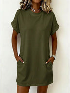 Sonja | Women's Relaxed Pocket Mini Dress