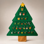 Lisbeth | Advent Calendar Christmas Gift Fabric Tree, 24 Pockets