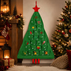 Lisbeth | Advent Calendar Christmas Gift Fabric Tree, 24 Pockets