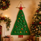 Lisbeth | Advent Calendar Christmas Gift Fabric Tree, 24 Pockets