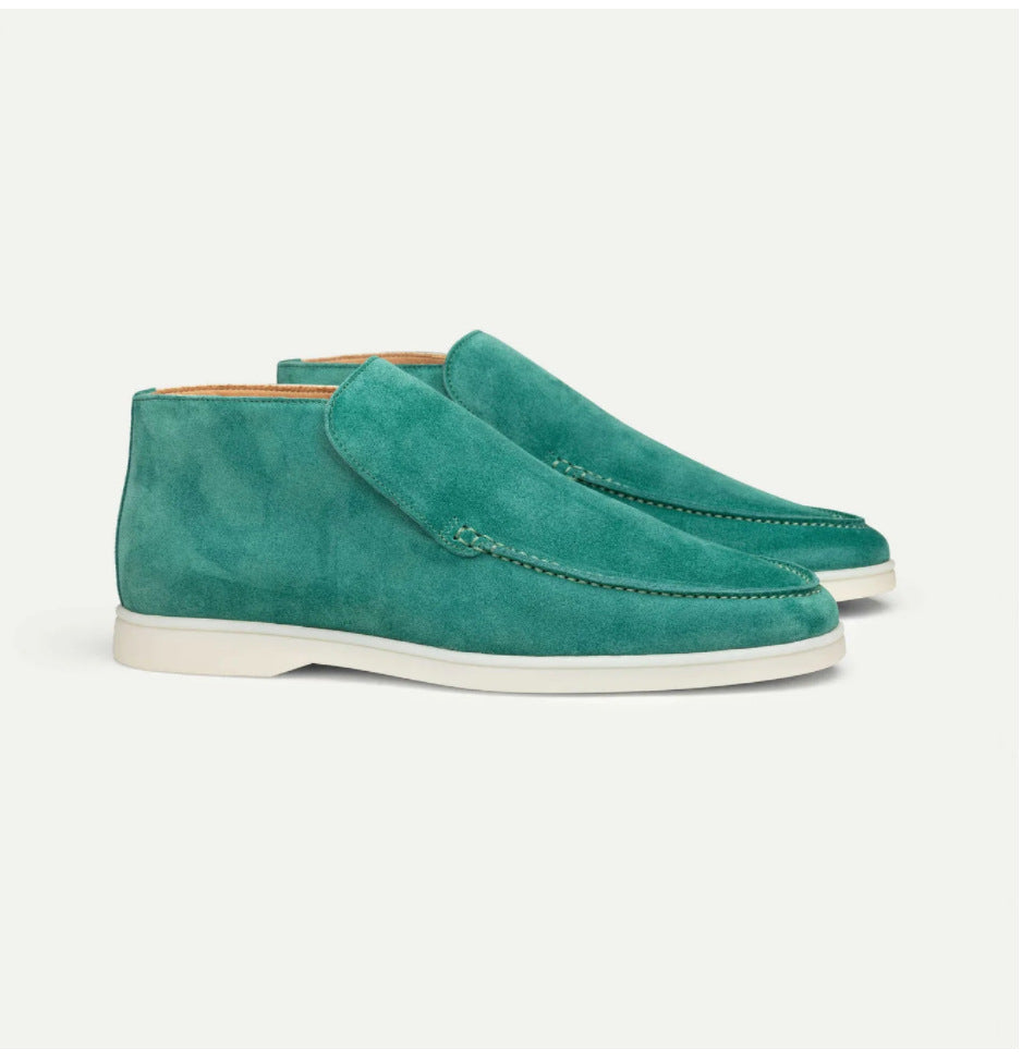 Roman | Men's Slip-On Suede Loafer Boots