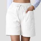 Sienna | Women's Wide-Leg Drawstring Shorts with Pockets