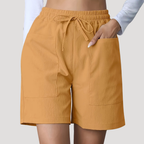 Sienna | Women's Wide-Leg Drawstring Shorts with Pockets