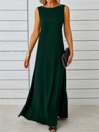 Bellamy | Women's Sleeveless A-Line Cocktail Dress Maxi
