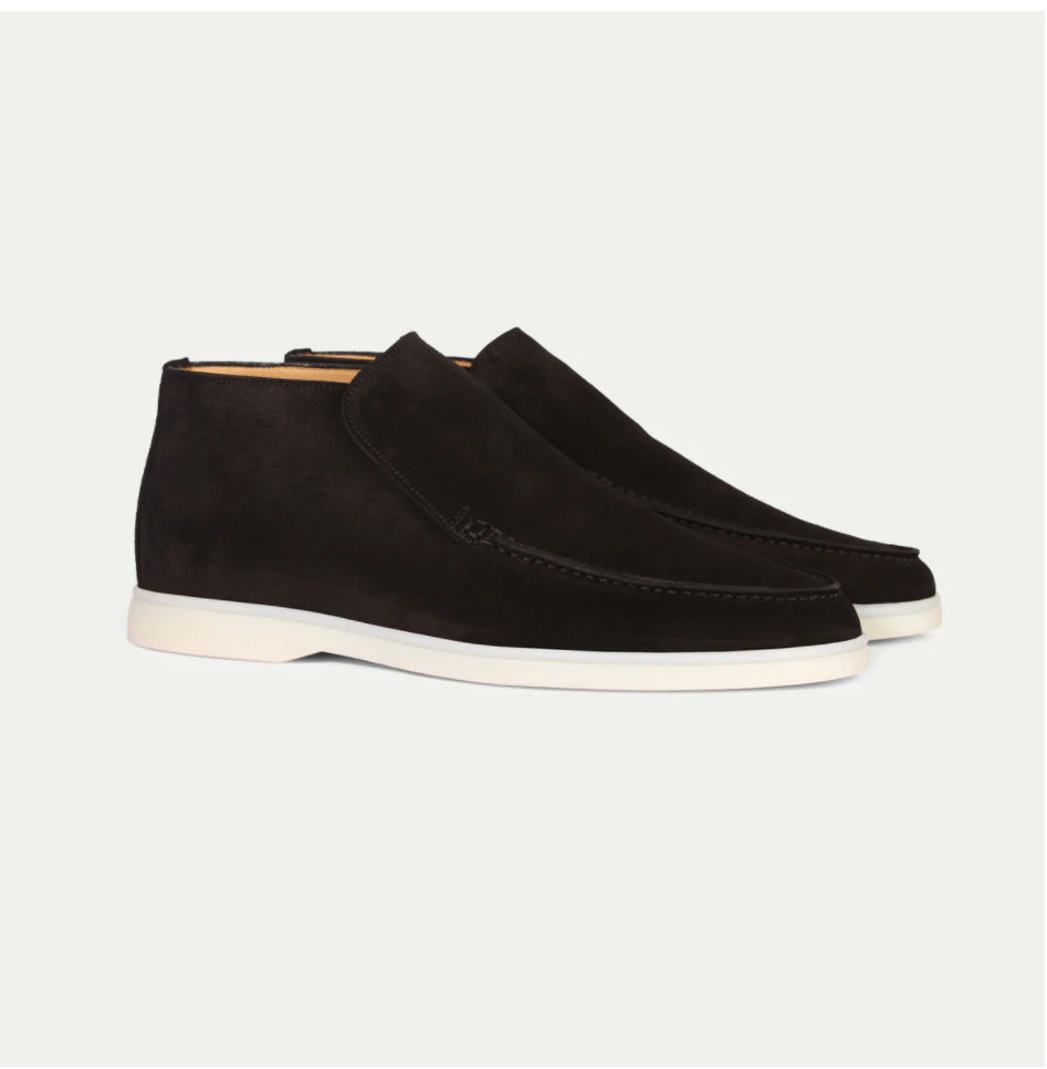 Roman | Men's Slip-On Suede Loafer Boots