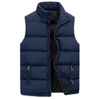 Gustav | Men's Quilted Puffer Vest with Zip Front for Layering
