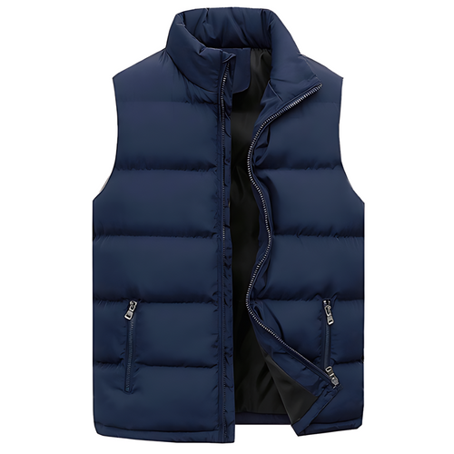 Gustav | Men's Quilted Puffer Vest with Zip Front for Layering