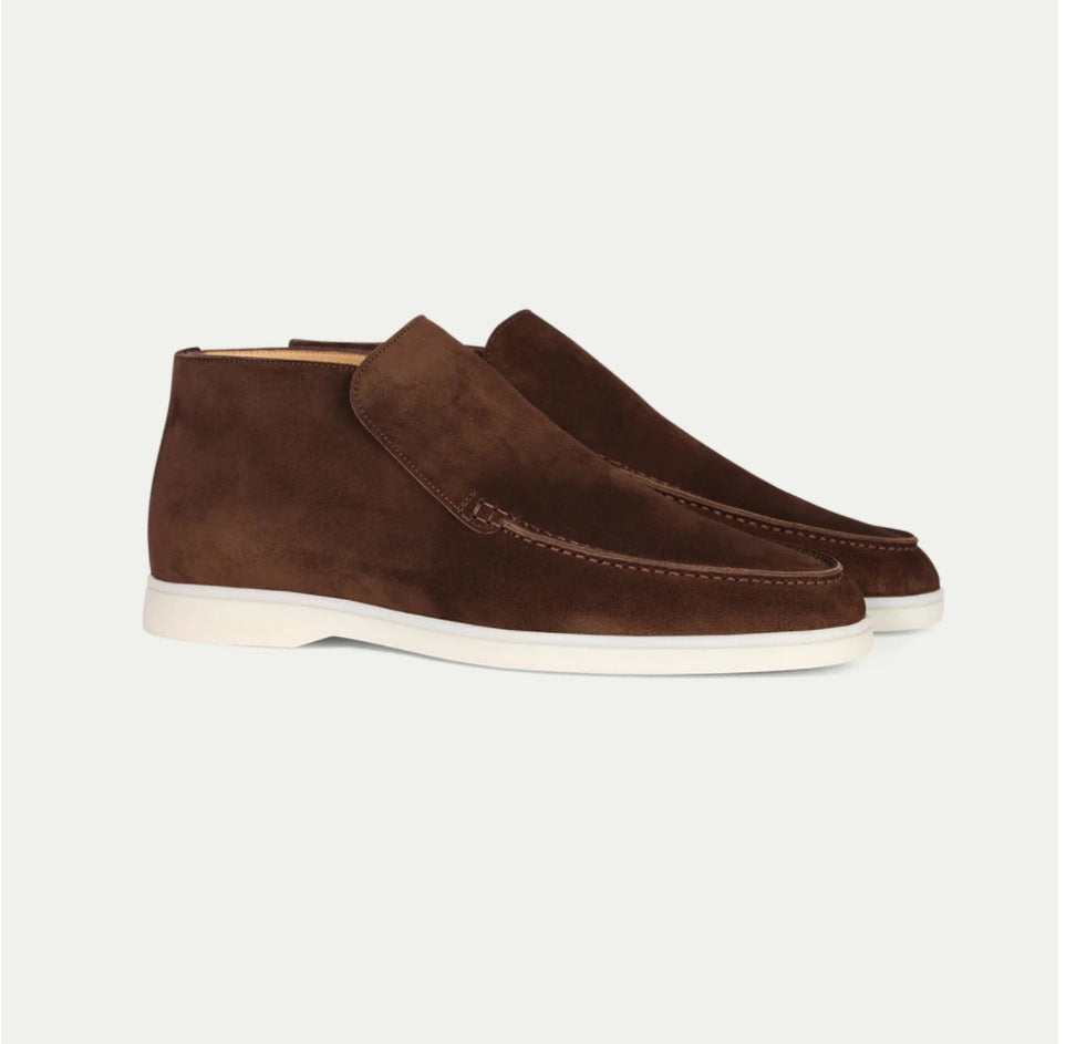 Roman | Men's Slip-On Suede Loafer Boots