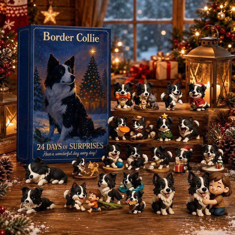 Magali | Border Collie Advent Calendar Christmas Gift