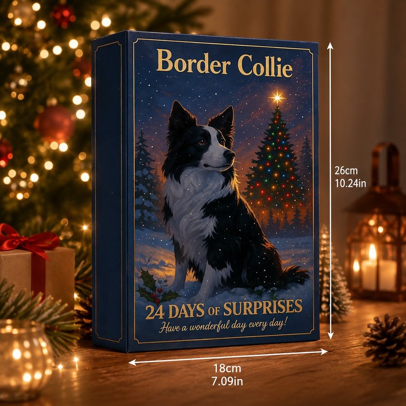 Magali | Border Collie Advent Calendar Christmas Gift