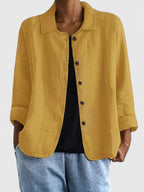 Oda | Women's Ribbed Open-Front Top