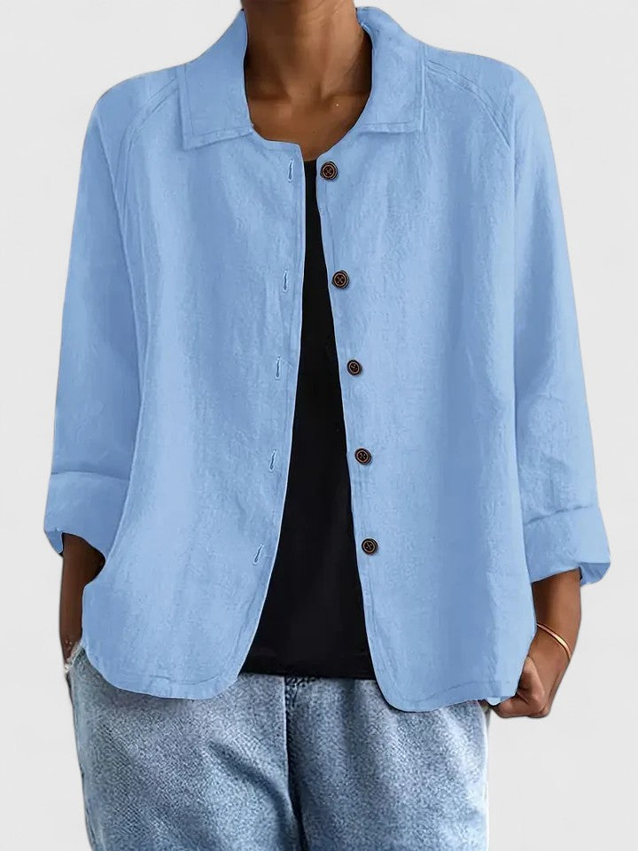 Oda | Women's Ribbed Open-Front Top