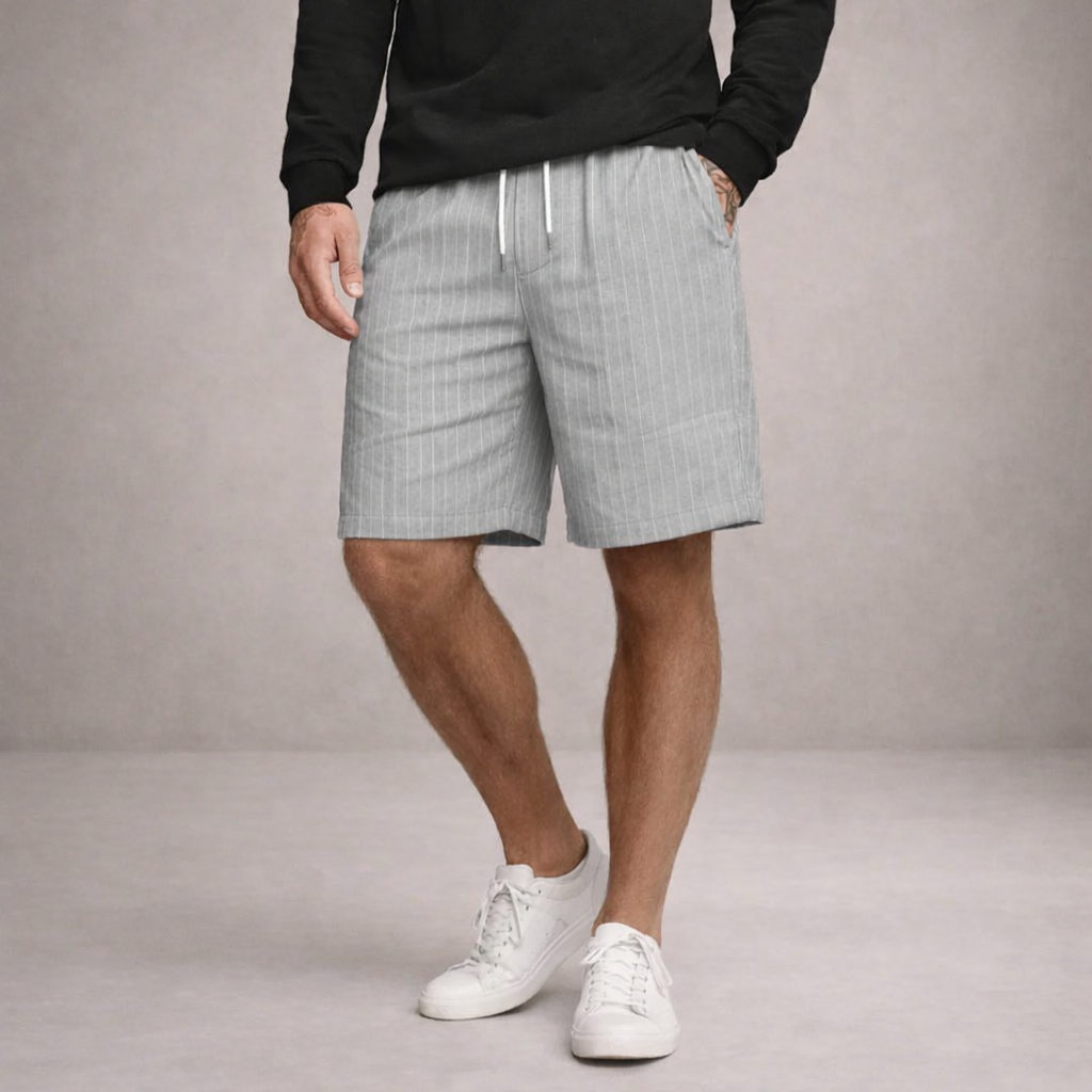 Matteo | Men's Relaxed-Fit Straight Hem Summer Shorts