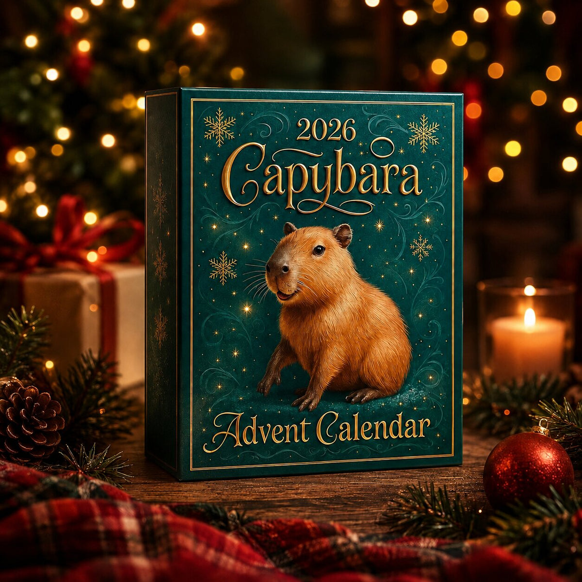 Hazel | Capybara Advent Calendar Christmas Gift for Families