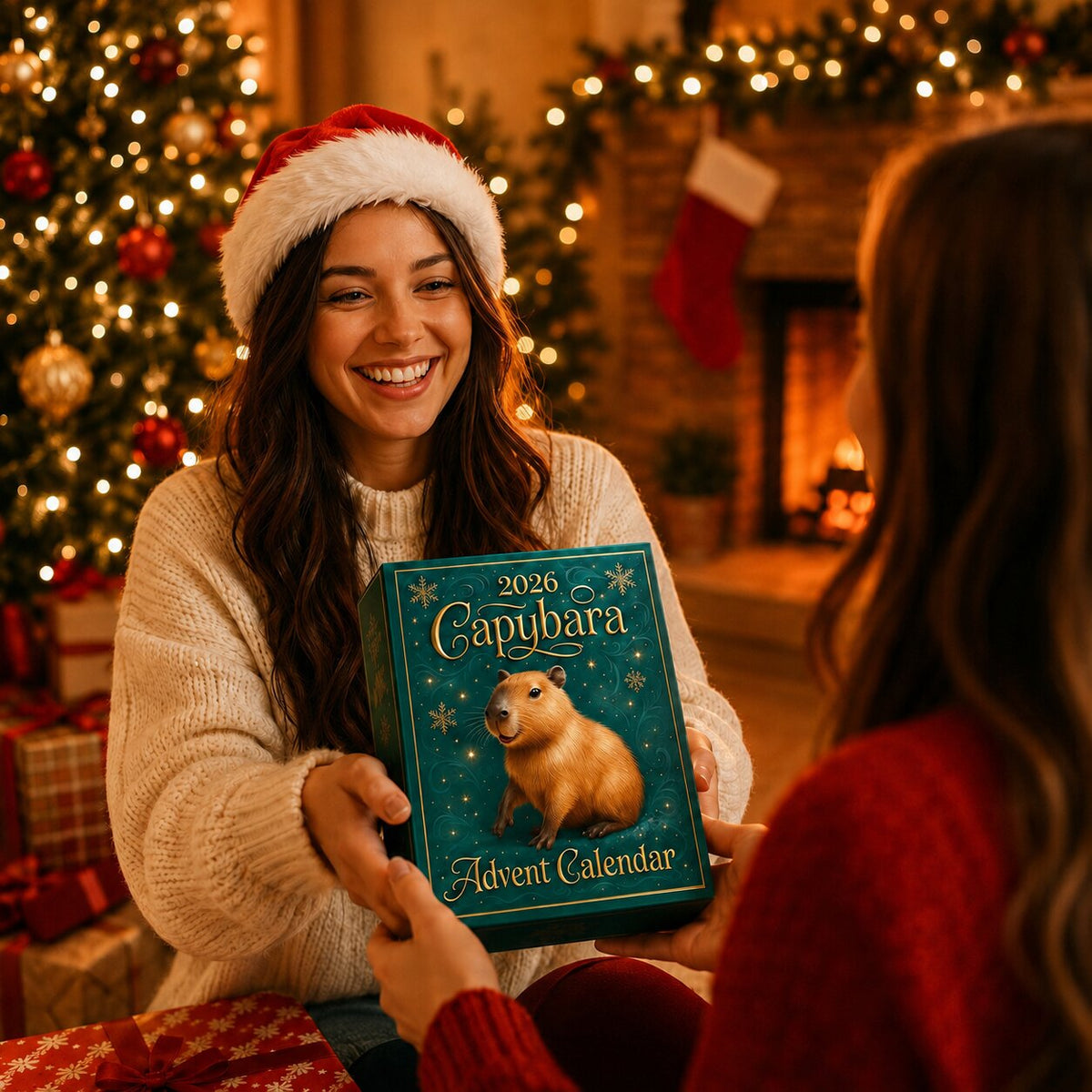 Christa | Capybara Advent Calendar Christmas Gift for Families