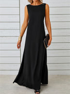Bellamy | Women's Sleeveless A-Line Cocktail Dress Maxi