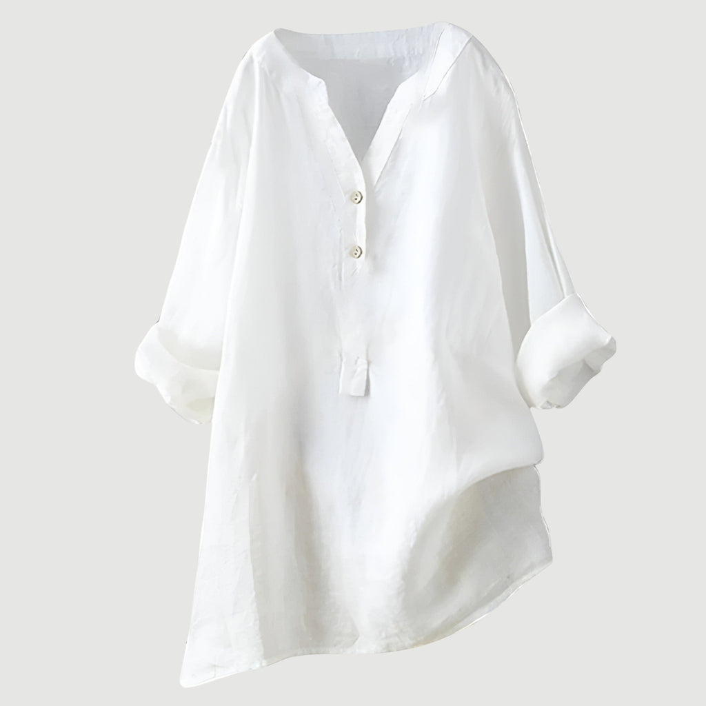Karla Relaxed Button Tunic