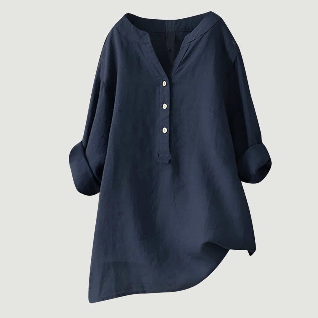 Karla Relaxed Button Tunic