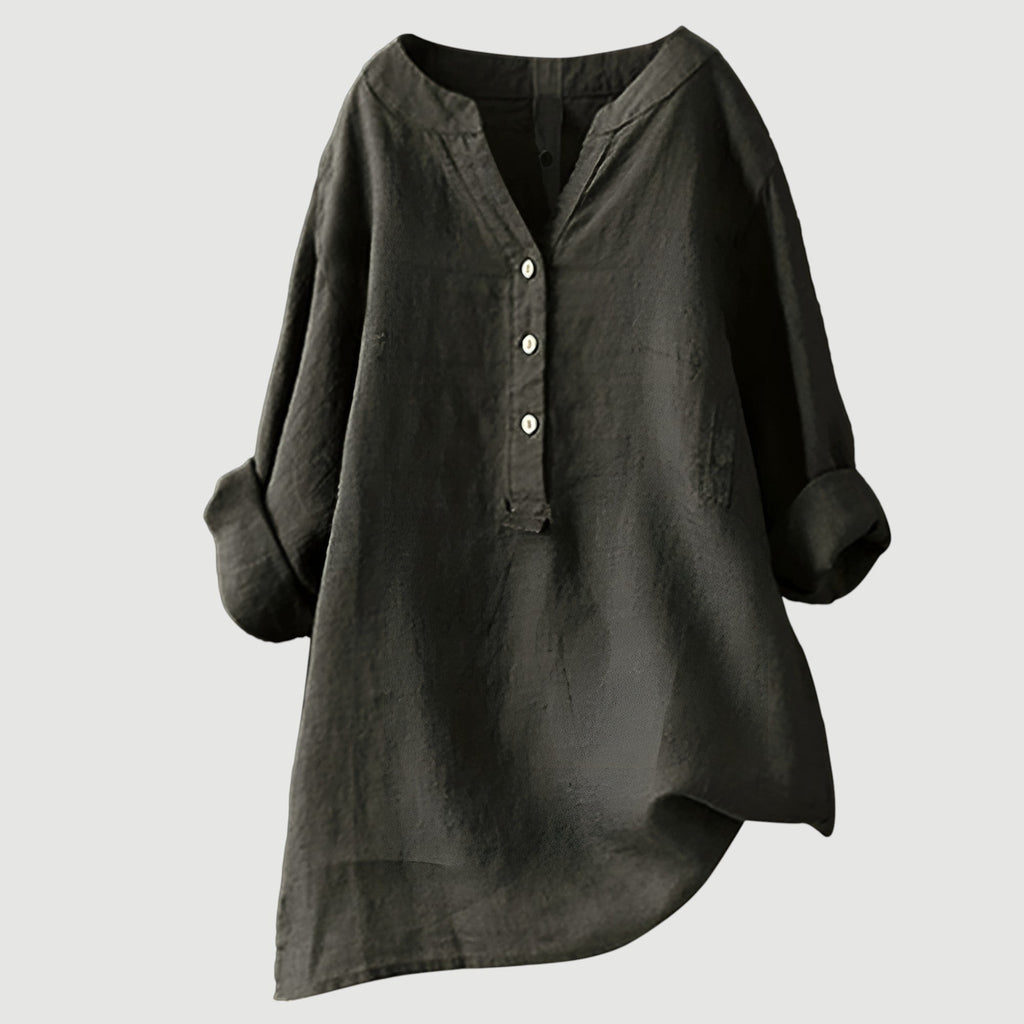 Karla Relaxed Button Tunic
