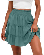 Willow | Women's High-Waist Ruffle Skort with Built-In Shorts