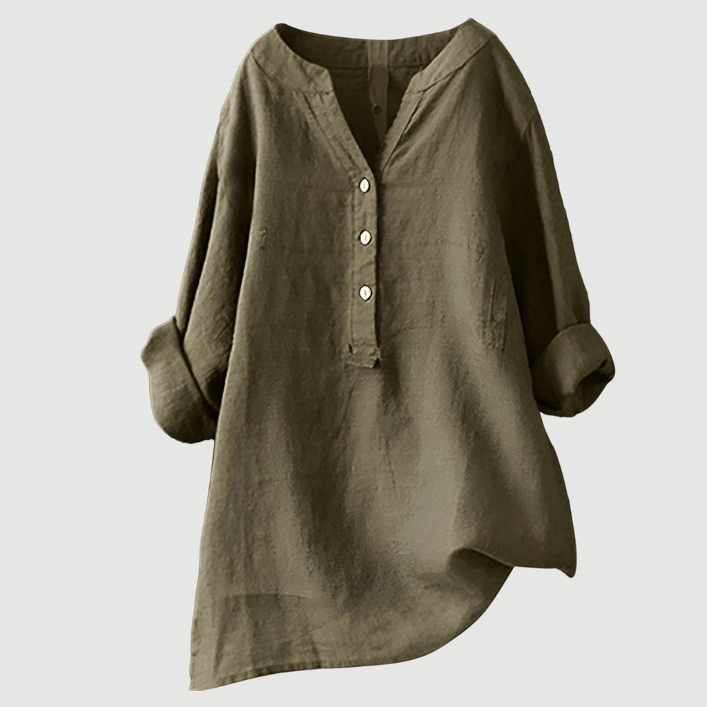 Karla Relaxed Button Tunic