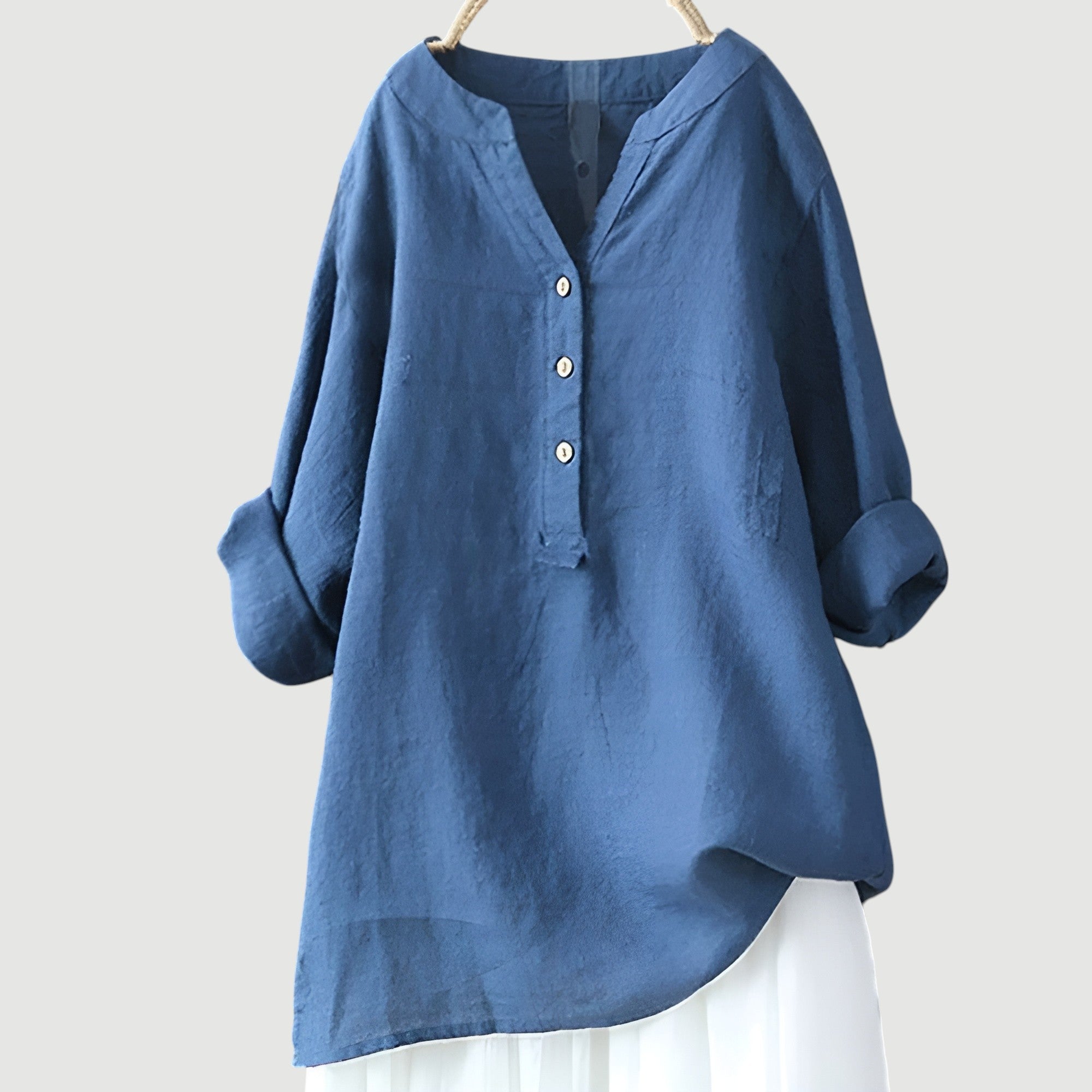 Karla Relaxed Button Tunic