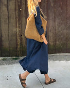 Rieke | Women's Relaxed Long Sleeve Shirt and Wide-Leg Pants Two-Piece Set